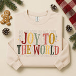 Muted Colorful Joy to the World DTF Transfer (SWD)