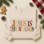Muted Colorful Jesus is the Reason DTF Transfer (SWD)