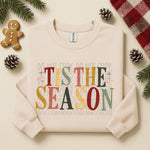 Muted Colorful Tis the Season DTF Transfer (SWD)