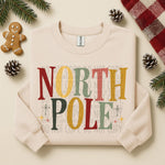 Muted Colorful North Pole DTF Transfer (SWD)
