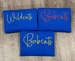 CUSTOM Script Mascot Wholesale Embroidered Crew Sweatshirt