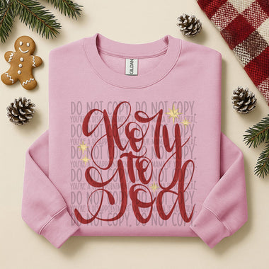 Glory to God DTF Transfer (SWD)