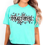 Mustangs Check Star Mascot DTF Transfer (E)