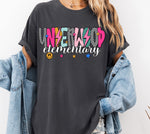 Underwood Elementary Mix Print Preppy Mascot DTF Transfer