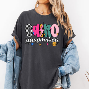 Cairo Syrupmakers Mix Print Preppy Mascot DTF Transfer