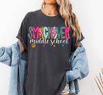 Smackover Middle School Mix Print Preppy Mascot DTF Transfer