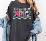 Lumberton Raiders Mix Print Preppy Mascot DTF Transfer