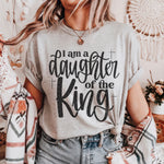 I am A Daughter of the King (black) DTF Transfer (SDD)