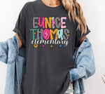 Eunice Thomas Elementary Mix Print Preppy Mascot DTF Transfer