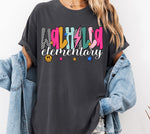 Walhalla Elementary Mix Print Preppy Mascot DTF Transfer