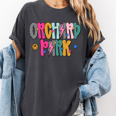 Orchard Park Mix Print Preppy Mascot DTF Transfer