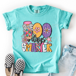 100 Days Smarter Girl DTF Transfer (SDD)