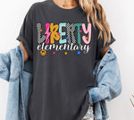 Liberty Elementary Mix Print Preppy Mascot DTF Transfer