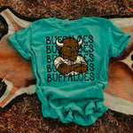 Buffaloes Camo Stacked Mascot DTF Transfer