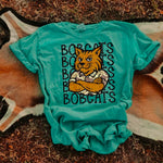 Bobcats Camo Stacked Mascot DTF Transfer