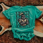 Knights Camo Stacked Mascot DTF Transfer