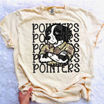 Pointers Camo Stacked Mascot DTF Transfer