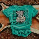 Tornadoes Camo Stacked Mascot DTF Transfer