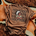 Chieftains Camo Stacked Mascot DTF Transfer