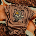 Eagles Camo Stacked Mascot DTF Transfer