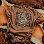 Greyhounds Camo Stacked Mascot DTF Transfer