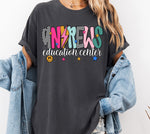 Andrews Education Center Mix Print Preppy Mascot DTF Transfer