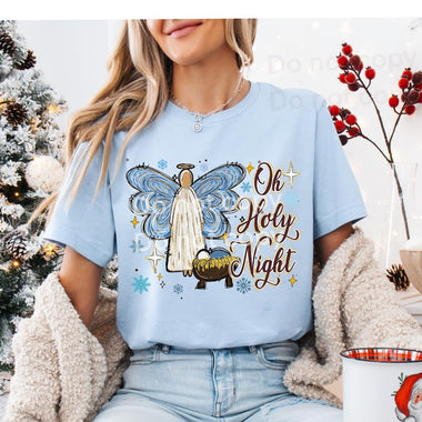 Oh Holy Night DTF Transfer