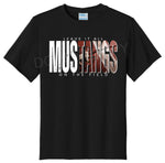 MUSTANGS Football WHITE Leave It All On The Field DTF Transfer (E)