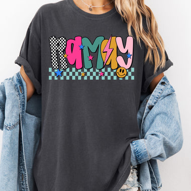 Ramay Mix Print Preppy Mascot DTF Transfer