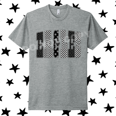 Eagles with Leopard Check Stars DTF Transfer (E)