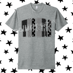 Tigers with Leopard Check Stars DTF Transfer (E)