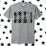 Bobcats with Leopard Check Stars DTF Transfer (E)