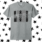 Lions with Leopard Check Stars DTF Transfer (E)