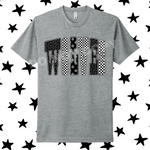 Wolves with Leopard Check Stars DTF Transfer (E)