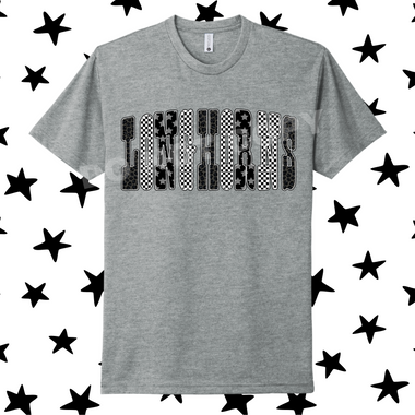 Longhorns with Leopard Check Stars DTF Transfer (E)