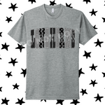 Longhorns with Leopard Check Stars DTF Transfer (E)