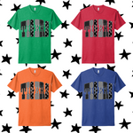 Tigers with Leopard Check Stars DTF Transfer (E)