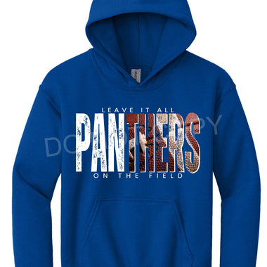 Panthers Football WHITE Leave it all on the Field DTF Transfer (E)