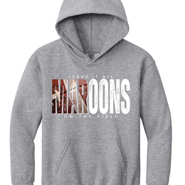 Maroons Football WHITE Leave it all on the Field DTF Transfer (E)