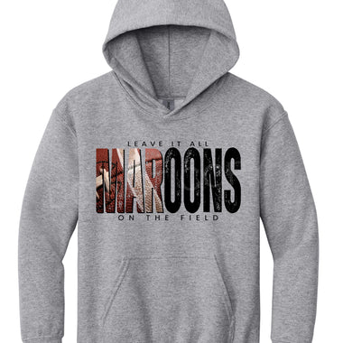 Maroons Football BLACK Leave it all on the Field DTF Transfer (E)