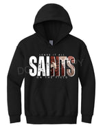 Saints Football WHITE Leave it all on the Field DTF Transfer (E)