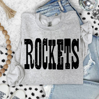 Rockets Mixed Up Font DTF Transfer (S&G)