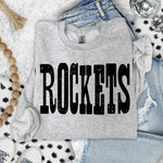 Rockets Mixed Up Font DTF Transfer (S&G)