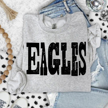 Eagles Mixed Up Font DTF Transfer (S&G)