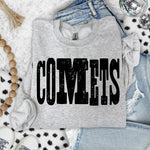 Comets Mixed Up Font DTF Transfer (S&G)