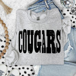 Cougars Mixed Up Font DTF Transfer (S&G)
