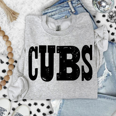 Cubs Mixed Up Font DTF Transfer (S&G)