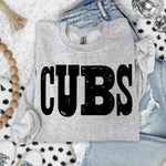 Cubs Mixed Up Font DTF Transfer (S&G)