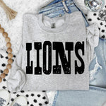 Lions Mixed Up Font DTF Transfer (S&G)