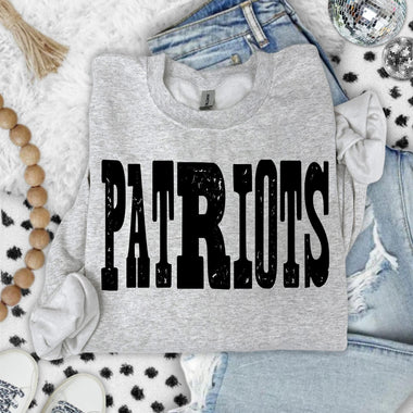 Patriots Mixed Up Font DTF Transfer (S&G)